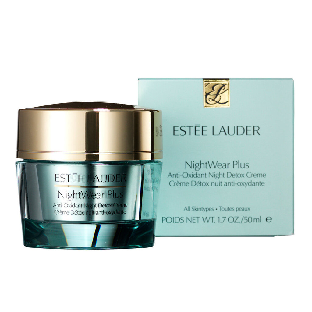 Nakts attīrošs sejas krēms Estee Lauder NightWear Plus Anti Oxidant Night Detox Cream 50 ml цена и информация | Sejas krēmi | 220.lv