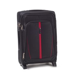Средний чемодан на 2 колесиках Wings Buzzard, черный цена и информация | Чемоданы, дорожные сумки | 220.lv