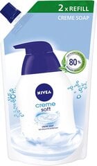 Šķidro ziepju papildinājums Nivea Creme Soft 500 ml cena un informācija | Ziepes | 220.lv