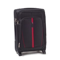 Маленький чемодан Wings Buzzard S, черный, 2 колесика цена и информация | Чемоданы, дорожные сумки | 220.lv