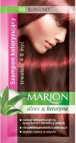 Krāsojošais šampūns Marion 40 ml, 98 Burgundy cena un informācija | Matu krāsas | 220.lv