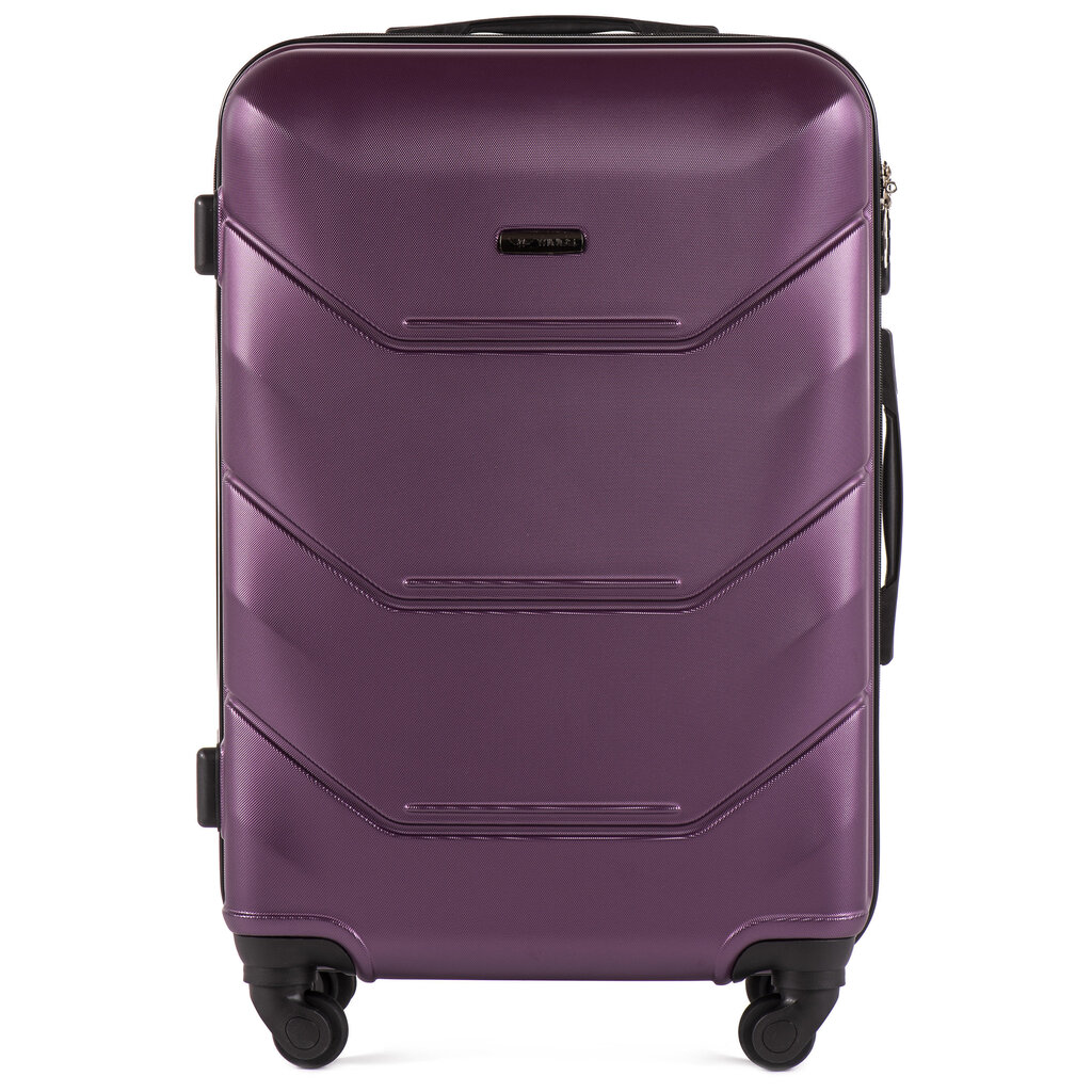 Vidēja izmēra koferis Wings Peacock, tumši violets cena un informācija | Koferi, ceļojumu somas | 220.lv