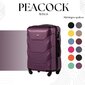 Vidēja izmēra koferis Wings Peacock, tumši violets cena un informācija | Koferi, ceļojumu somas | 220.lv