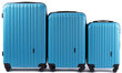 3 koferu komplekts Wings 2011-3, zils цена и информация | Koferi, ceļojumu somas | 220.lv