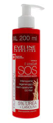 Intensīvas atjaunošanas roku krēms Eveline Cosmetics Extra Soft SOS 200 ml cena un informācija | Ķermeņa krēmi, losjoni | 220.lv