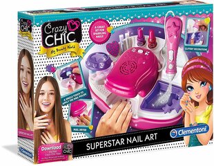 Набор для красоты ногтей Clementoni Crazy Chic, 15174 цена и информация | Игрушки для девочек | 220.lv