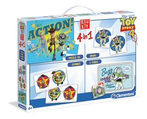 Attīstošo spēļu komplekts 4in1 Clementoni Toy story 4 (Rotaļlietu stāsts) цена и информация | Настольные игры, головоломки | 220.lv