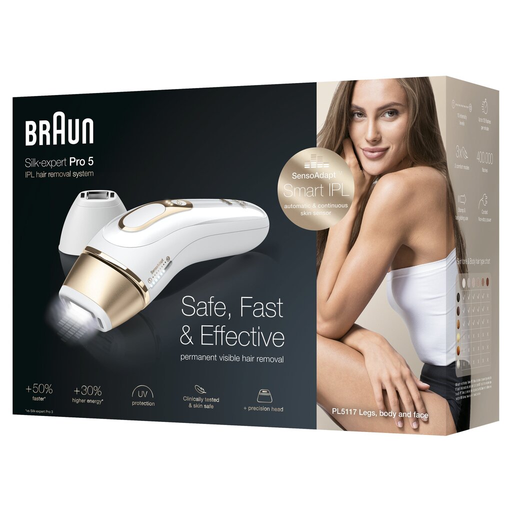 Braun Silk-expert Pro 5 PL5117 cena un informācija | Epilatori | 220.lv