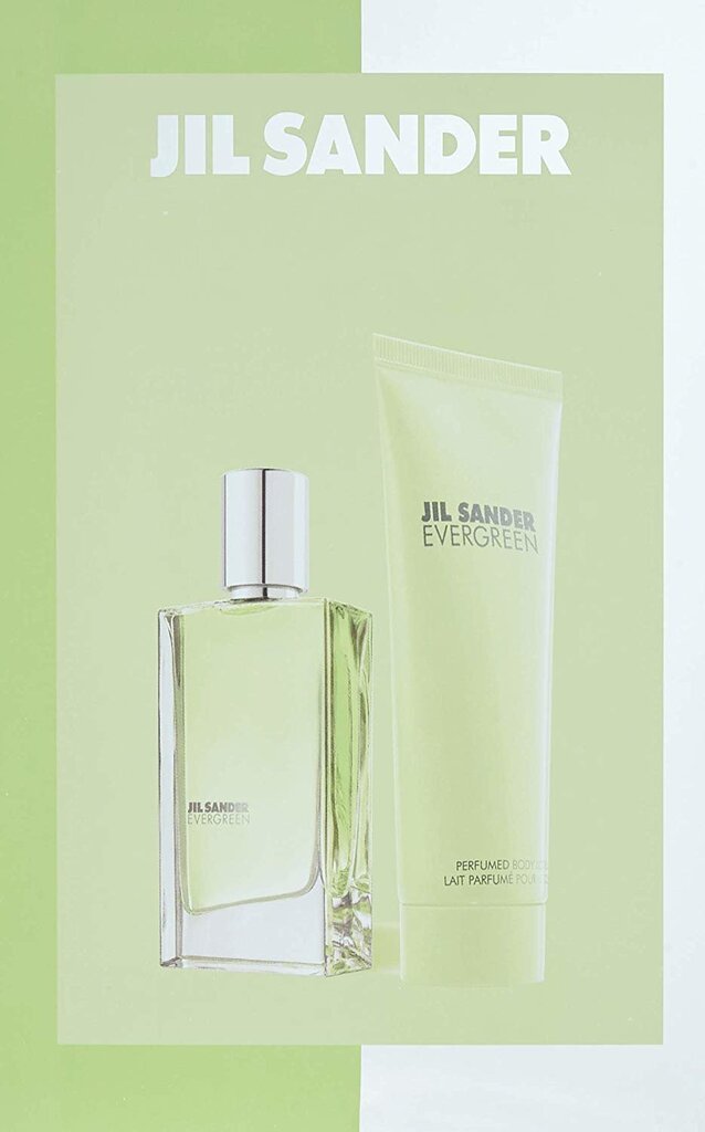 Komplekts Jil Sander Evergreen sievietēm: EDT 30 ml + ķermeņa losjons 75 ml цена и информация | Sieviešu smaržas | 220.lv