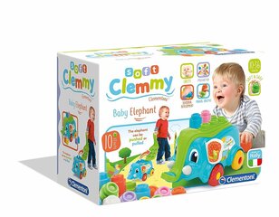 Слоник с колодочками Clementoni Clemmy Soft, 17162 цена и информация | Игрушки для малышей | 220.lv