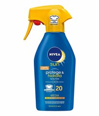 Солнцезащитный спрей-лосьон Nivea SPF20 300 мл цена и информация | Кремы от загара | 220.lv