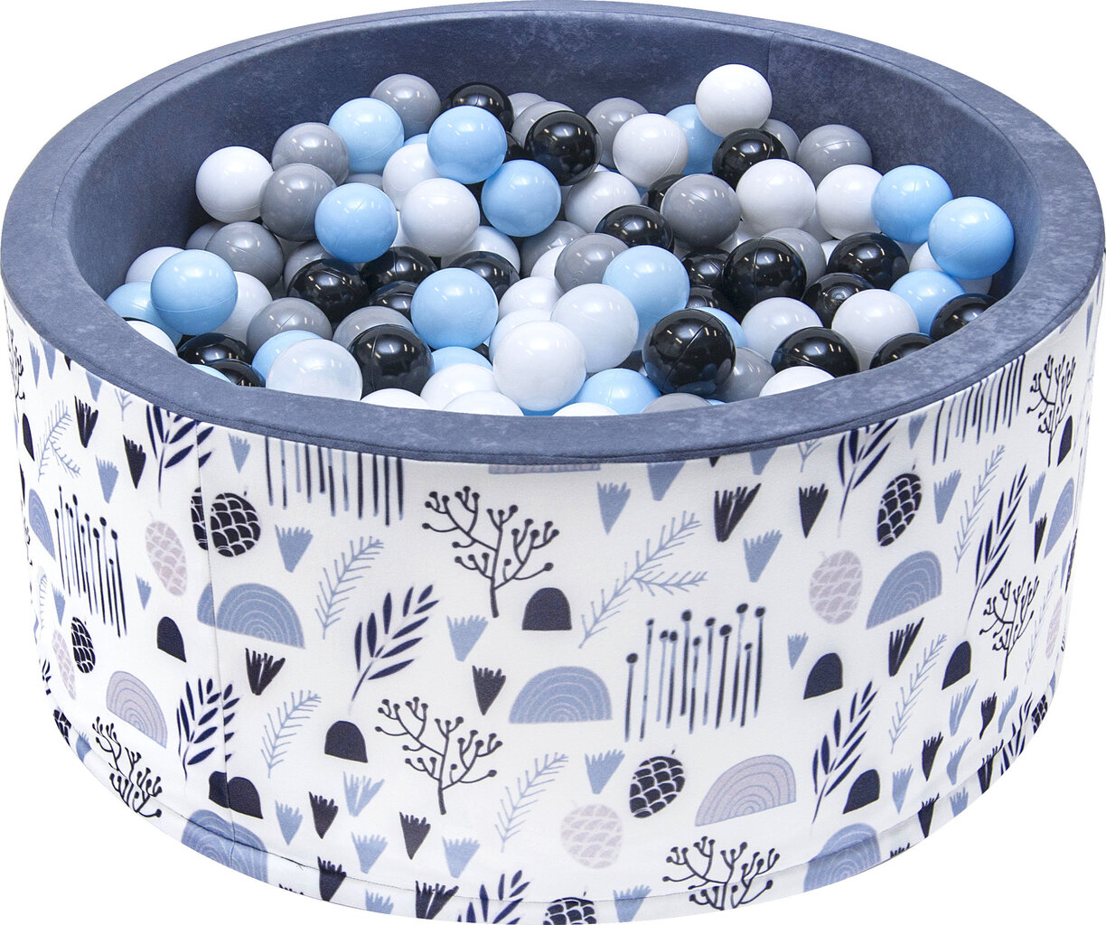 Baseins ar bumbiņām Welox AJ6, zils cena un informācija | Rotaļlietas zīdaiņiem | 220.lv