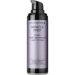 Grima bāze Max Factor Miracle Prep Pore Minimizing + Mattifying 30 ml цена и информация | Пудры, базы под макияж | 220.lv