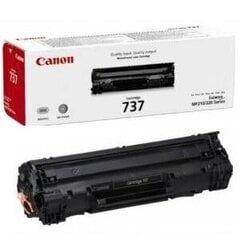 Тонер Canon CRG737, черный цена и информация | Картриджи для лазерных принтеров | 220.lv
