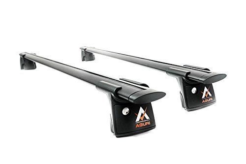 Продольные дуги на крышу Aguri Runner 135см черные, для простых рейлингов цена и информация | Поперечины для багажника | 220.lv