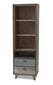 Plaukts FurnHouse Malaga, 187 cm, brūns цена и информация | Plaukti | 220.lv