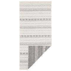 Northrugs divpusējs paklājs - taciņa Twin Supreme Grey Cream, 80x250 cm cena un informācija | Paklāji | 220.lv