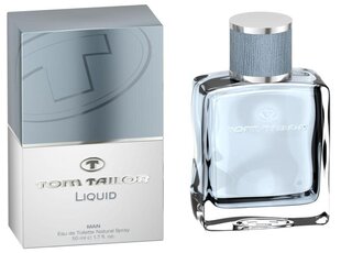 Tualetes ūdens Tom Tailor Liquid EDT 50 ml cena un informācija | Vīriešu smaržas | 220.lv