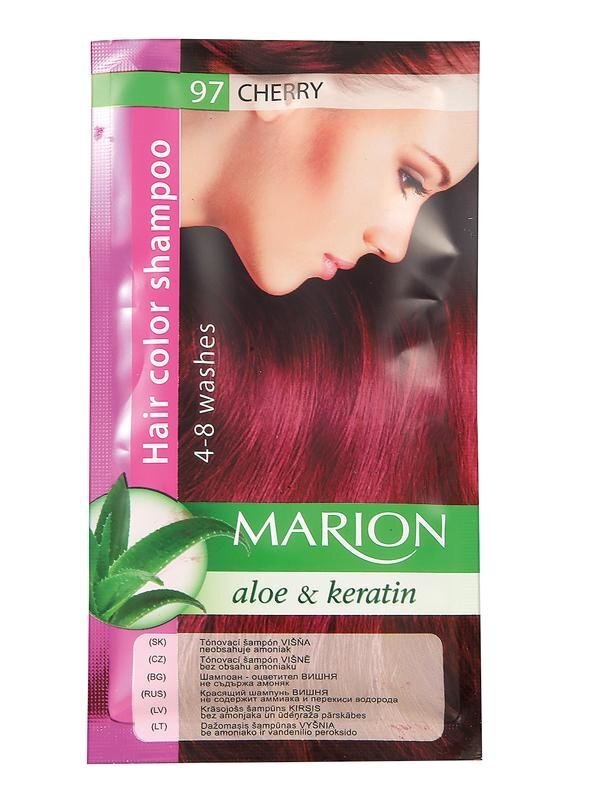 Krāsojošs šampūns Marion 40 ml, 97 Cherry cena un informācija | Matu krāsas | 220.lv