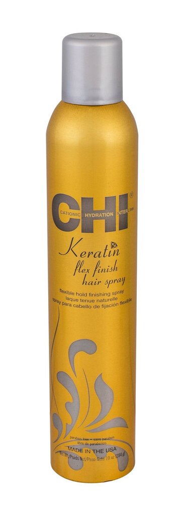 Matu laka Farouk Systems CHI Keratin Flex Finish Hair Spray 284 g cena un informācija | Matu veidošanas līdzekļi | 220.lv