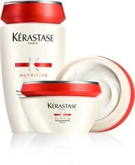 Укрепляющая маска для волос Kerastase Nutritive Masquintense Irisome Fine 500 мл цена и информация | Средства для укрепления волос | 220.lv
