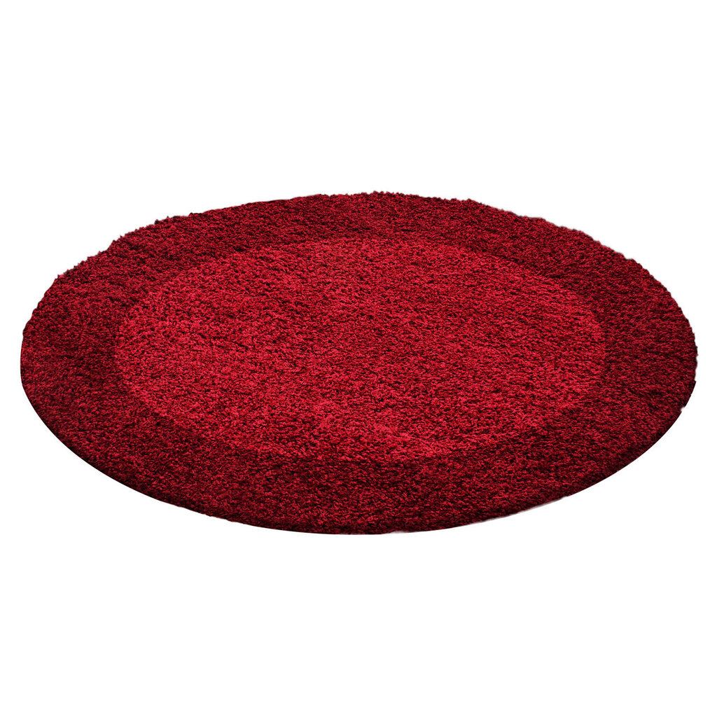 Apaļš paklājs Ayyildiz Life Round Red 200x200 cm cena un informācija | Paklāji | 220.lv