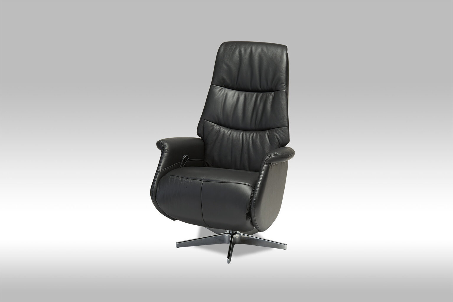 Krēsls FurnHouse Delta, melns cena un informācija | Atpūtas krēsli | 220.lv