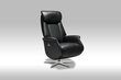 Krēsls FurnHouse Boananza, melns cena un informācija | Atpūtas krēsli | 220.lv