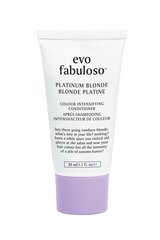 Matu krāsu spēcinošs kondicionieris EVO Platinum Blonde Fabuloso 30 ml цена и информация | Бальзамы, кондиционеры | 220.lv