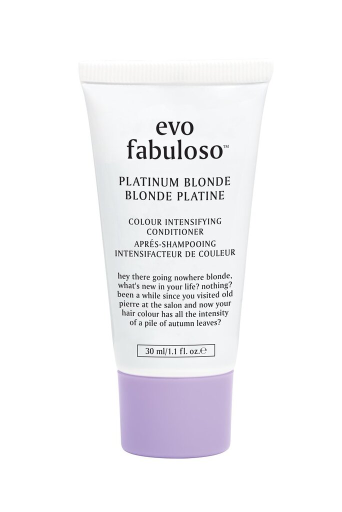 Matu krāsu spēcinošs kondicionieris EVO Platinum Blonde Fabuloso 30 ml цена и информация | Matu kondicionieri, balzāmi | 220.lv