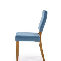Krēsls Wenanty, zilā/ozolkoka krāsā cena un informācija | Virtuves un ēdamistabas krēsli | 220.lv