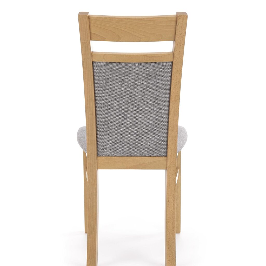 2 krēslu komplekts Gerard 2, ozolkoka/pelēkā krāsā цена и информация | Virtuves un ēdamistabas krēsli | 220.lv