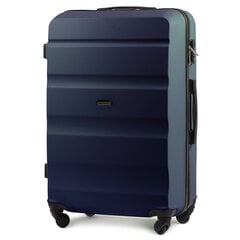 Большой чемодан Wings L AT01, темно-синий цена и информация | Чемоданы, дорожные сумки  | 220.lv