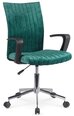 Biroja krēsls Doral, zaļš/melns