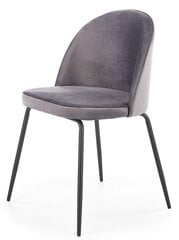 Комплект из 2-х стульев Halmar K314, серый/черный цена и информация | Стулья для кухни и столовой | 220.lv