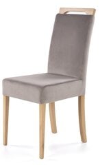 Комплект 2-х стульев Halmar Clarion, цвет серый/дуб цена и информация | Стулья для кухни и столовой | 220.lv