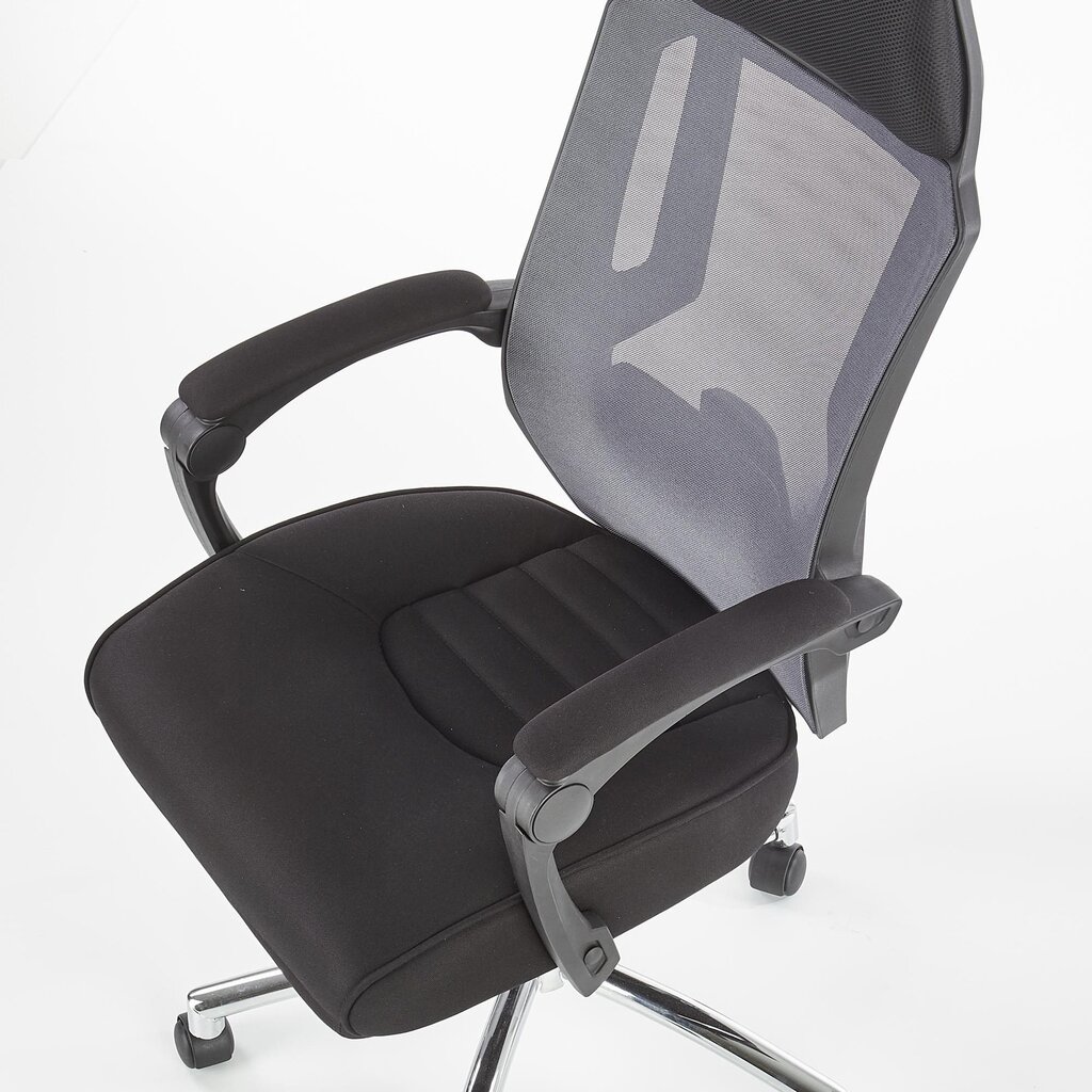 Biroja krēsls Freeman, melns/pelēks cena un informācija | Biroja krēsli | 220.lv