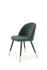 Комплект из 4-х стульев Halmar K315, зеленый/черный цена и информация | Стулья для кухни и столовой | 220.lv
