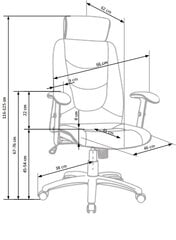 Biroja krēsls Stilo 2, pelēks цена и информация | Офисные кресла | 220.lv