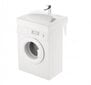 Izlietne PAA Claro Mini 60x50 cm, uzstādāma uz veļas mašīnas cena un informācija | Izlietnes | 220.lv