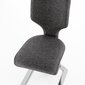 2 krēslu komplekts K307, pelēks / melns цена и информация | Virtuves un ēdamistabas krēsli | 220.lv