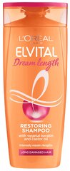 Atjaunojošs un barojošs šampūns L'Oreal Paris Elvital Dream Length 250 ml cena un informācija | Šampūni | 220.lv