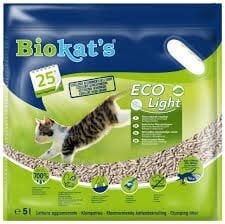 Biokat's pakaiši kaķiem ECO LIGHT, 5 L цена и информация | Kaķu smiltis, pakaiši | 220.lv