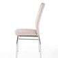 4 krēslu komplekts K309, smilšu krāsa cena un informācija | Virtuves un ēdamistabas krēsli | 220.lv