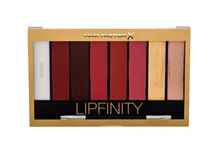 Lūpu krāsu palete Max Factor Lipfinity Designer 12 g, 04 Reds cena un informācija | Lūpu krāsas, balzāmi, spīdumi, vazelīns | 220.lv