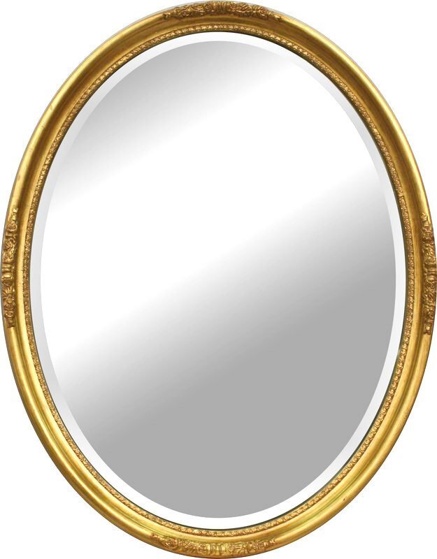 Spogulis Parma, 87x67 cm, zelta krāsa cena un informācija | Spoguļi | 220.lv