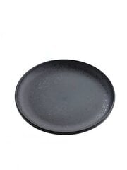HTI keramikas paplāte Black & Dots, 26 cm cena un informācija | Trauki, šķīvji, pusdienu servīzes | 220.lv