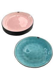 Набор керамических тарелок HTI Craq, 6 шт. цена и информация | Посуда, тарелки, обеденные сервизы | 220.lv