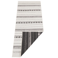 Northrugs двухсторонний ковер-дорожка Twin Supreme Black Cream, 80х350 см цена и информация | Ковры | 220.lv