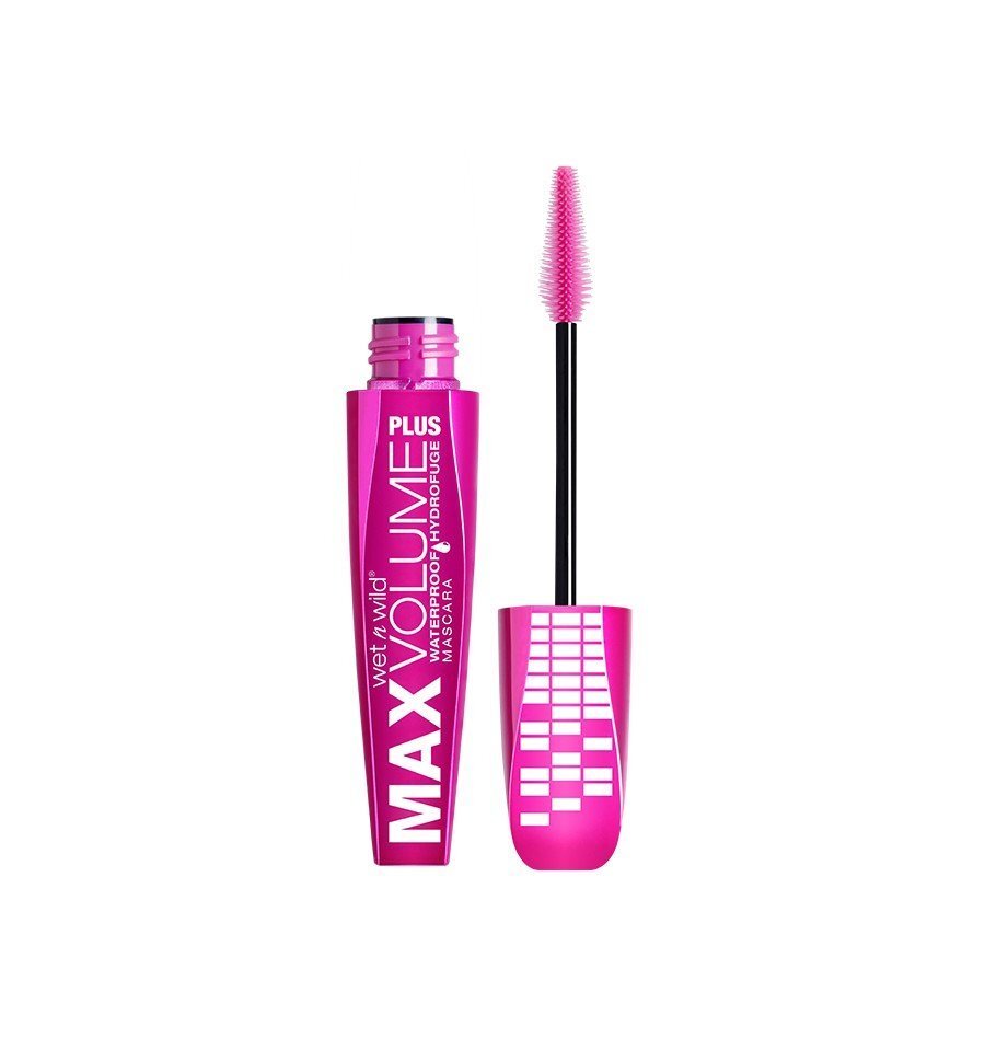 Ūdensizturīga skropstu tuša Wet n Wild Max Volume Plus 8 ml, Amp'D Black цена и информация | Acu ēnas, skropstu tušas, zīmuļi, serumi | 220.lv